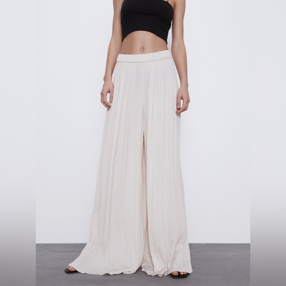 Zara Pants - Zara pleated palazzo pants